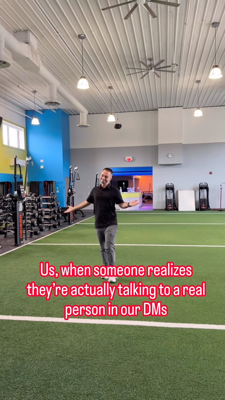 Plot twist:
The person replying to your DM is actually us.
No bots.
Just real people who love talking with active people about getting back to doing what they love!