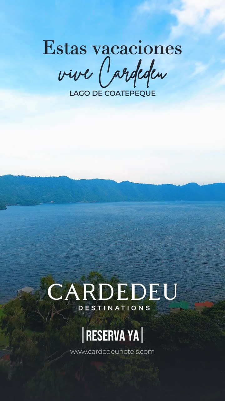 ☀️ ¡Estas vacaciones se disfrutan mejor en el Lago de Coatepeque!
Escápate de la rutina y disfruta de comodidad, una vista increíble y el ambiente perfecto para descansar
Haz tu reserva al +503 7856 6504 o cardedeuhotels.com