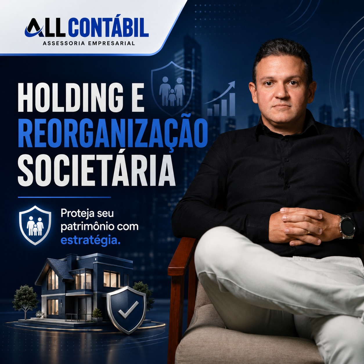 ?️Seu patrimônio e sua empresa precisam de estratégia, organização e visão de futuro.
A holding e a reorganização societária podem ajudar a estruturar bens, participações empresariais, sucessão familiar e continuidade dos negócios com mais segurança e planejamento.
Mas cada caso precisa ser analisado de forma individual. A melhor estrutura depende da realidade da empresa, da família e dos objetivos patrimoniais envolvidos.
Na ALL Contábil, realizamos uma análise estratégica para identificar caminhos mais adequados para a organização societária e patrimonial do seu negócio.
Proteja seu patrimônio com estratégia.
? Fale com a ALL Contábil e solicite uma análise.
#HoldingPatrimonial #ReorganizacaoSocietaria #ProtecaoPatrimonial #PlanejamentoSucessorio #GestaoEmpresarial ContabilidadeConsultiva Empresarios Negocios SucessaoFamiliar PlanejamentoPatrimonial AssessoriaEmpresarial ALLContabil