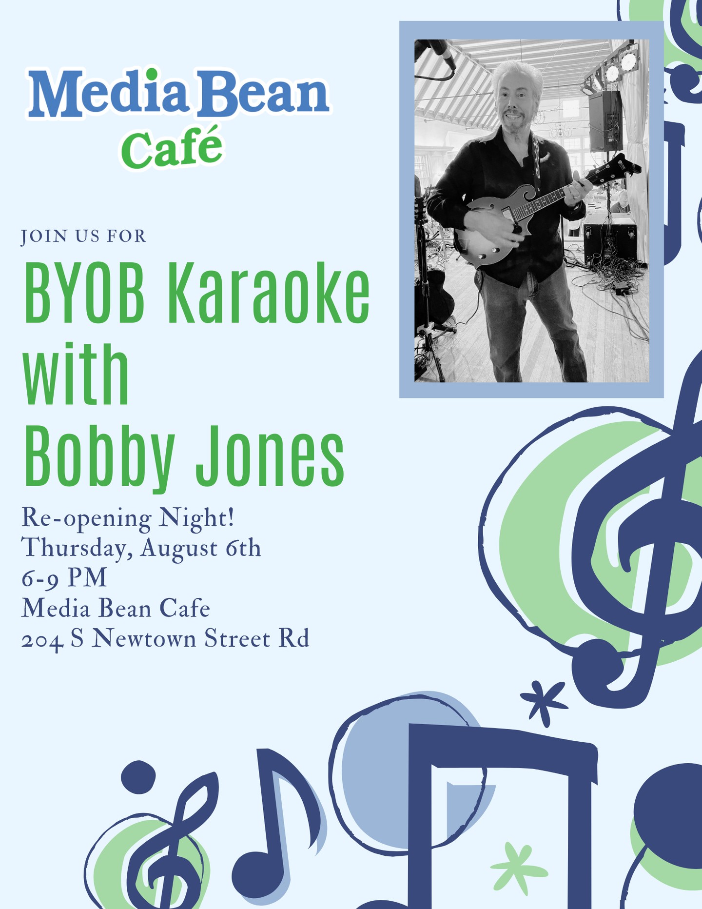 NEXT WEEK!
We are back for dinner starting Thursday August 6th! ?
Join us as we re-open for Karaoke with Bobby Jones! ?
Farm-to-table BYOB featuring homemade fare, cocktail mixers, and dessert✨️
Dinner Hours: Thursday-Saturday 4:30-8PM ⏰️
Address: 204 S Newtown Street Rd Newtown Square, PA ?
Phone Number: 610-755-3559 ?
Website: mediabeancafe.com ?️
Make your dinner reservations online! If you have any questions, feel free to email cas@difabiosevents.com for more information! ?️
Available on Uber Eats, Door Dash, and Grubhub ?
Don't forget- We are located next to DiFabio's Bakery! Perfect for any dessert needs! ?
#MediaBeanCafe #DinnerInspo #FarmToTable #SeasonalMenu #BYOBdining #FoodieFinds #PhillyFoodScene #DinnerPlans #Foodstagram #InstaFood #EatLocal #SupportLocalEats #CozyDining #DateNightSpots #RestaurantVibes #FoodLovers #NewMenuDrop #SneakPeekMenu #WeekendEats