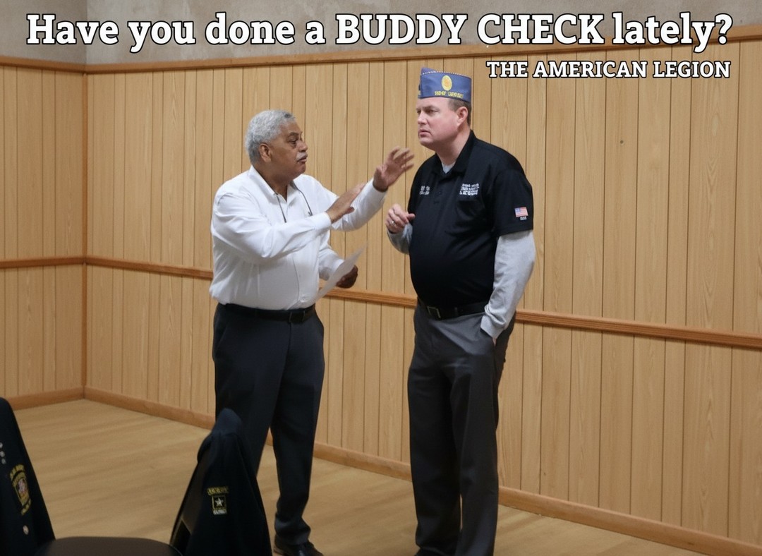 The week ends tonight. A new one begins tomorrow.
Before this one closes, make sure no veteran in your circle ends their Sunday alone without knowing someone cares.
One message. One call. One Buddy Check. ?️
That's how the Legion family closes every week.
#BuddyCheck #LegionFamily #ForGodAndCountry #NJVeterans #LegionDeptNJ