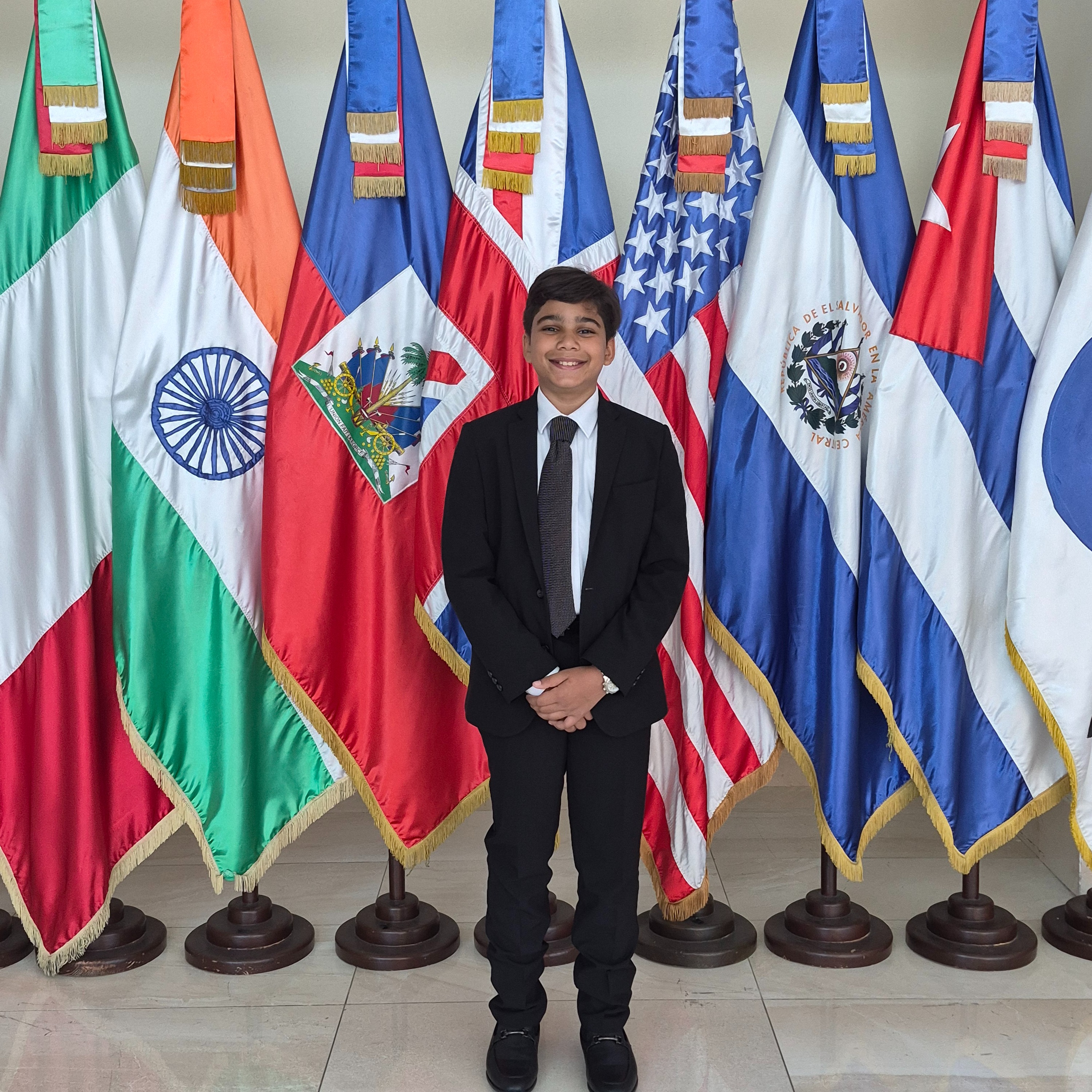? Congratulations to Bellesini Academy sixth grader Manuel on being selected by @indexdomrd as a young