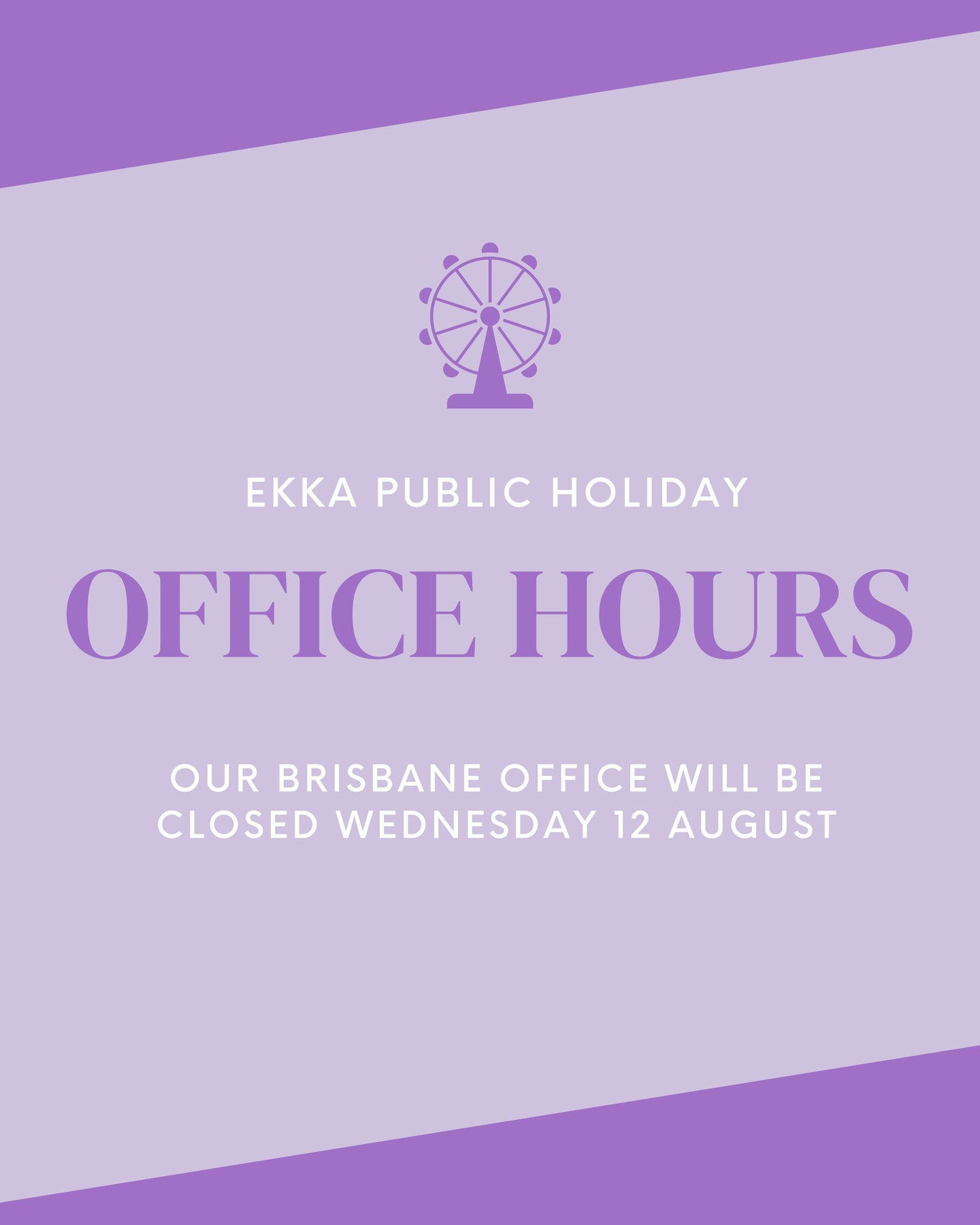 Our Brisbane office is taking a short break today for the Ekka public holiday ?
If you need to get in touch with us, our Toowoomba and Gold Coast offices remain open and are available to assist.
#MacDonaldLaw