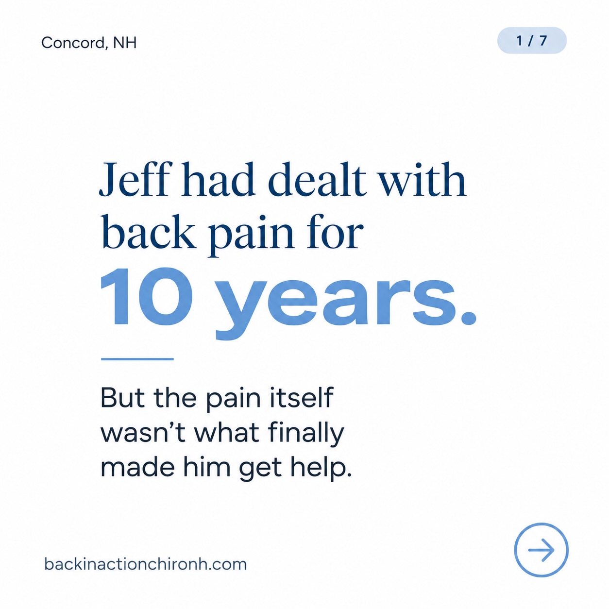 There’s a question we care about just as much as, “Where does it hurt?”
What is this stopping you from doing?
Because a 3/10 back pain might not sound like much on paper.
But if that 3/10 makes you think twice about picking up your kid, going for the run, getting under a barbell, joining your friends on the mountain, or doing the things that make you feel like yourself, it matters.
That’s why the goal of care should be bigger than simply getting your pain number down.
It should help you get back to your life with confidence.
If you’ve been managing, modifying, and waiting for something to finally change, make this the point where you stop guessing.
Book your Root Cause Assessment today. Link in bio.