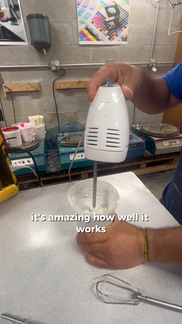 Sometimes the simplest tools make the biggest difference! ?
This little mixing hack makes our process easier, faster, and even easier to clean.
Just one small tweak… and it works amazingly well!
Would you try this in your shop? ?