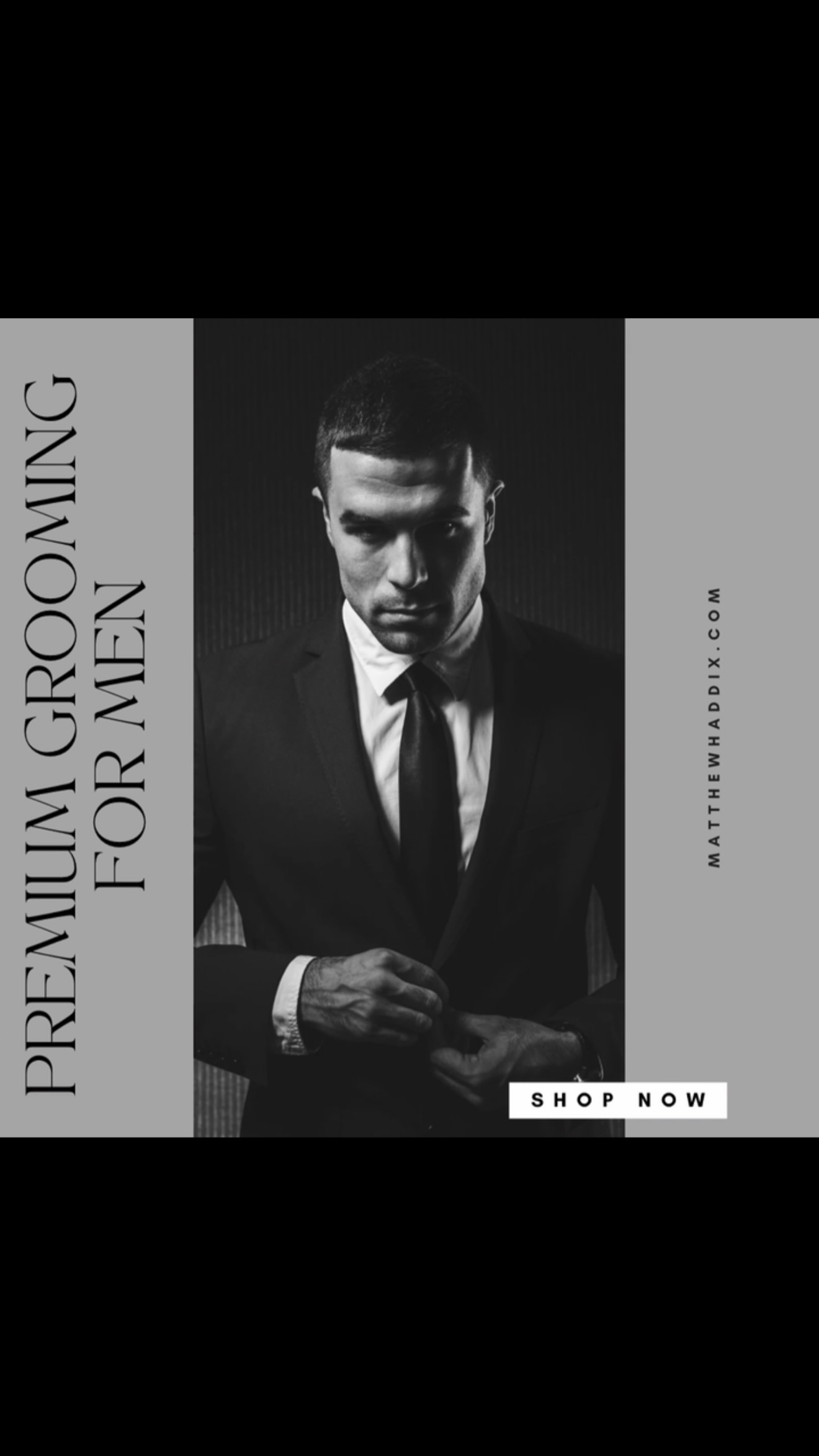 When you look into the mirror, do you see a well groomed man or someone that is just going with the flow…..time to step up….#matthewhaddix #mensgroomingproducts #handmade #smallbusiness #hair