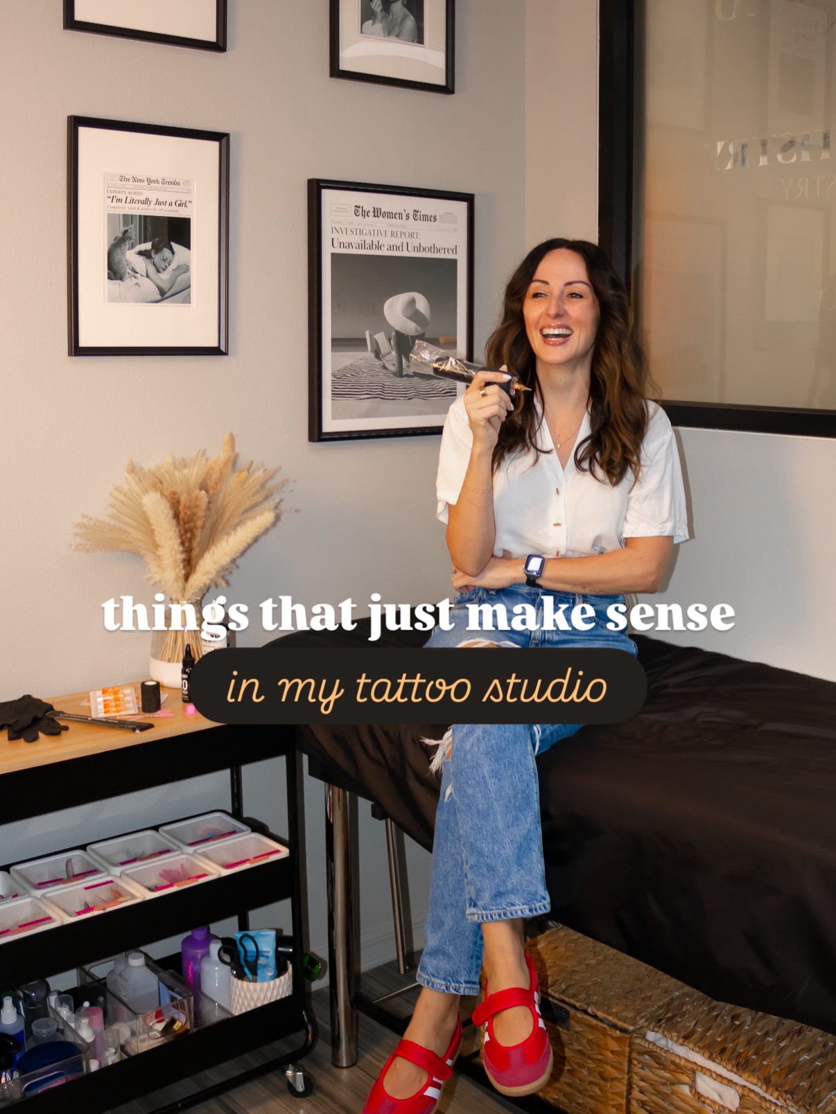Things in my tattoo studio that just make sense! ➡️
?✝️☕️
Now tell me—if you’ve been in my studio, what’s one thing that just ✨makes sense✨ for me???